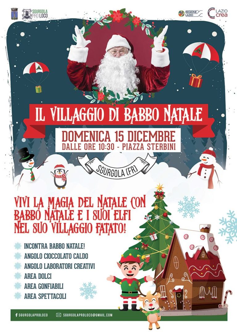 Il Villaggio Di Babbo Natale 2019 A Sgurgola (FR) | Eventi Di Natale ...