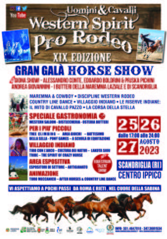 Uomini & Cavalli - Western Spirit Pro Rodeo 2023 a Scandriglia (RI) | Lazio Nascosto