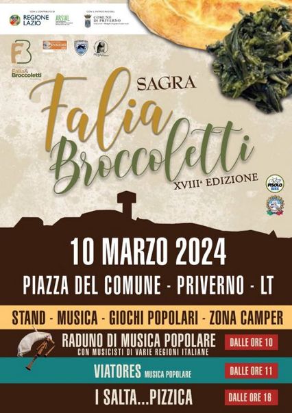 Sagra Falia e Broccoletti 2024 a Priverno | Lazio Nascosto